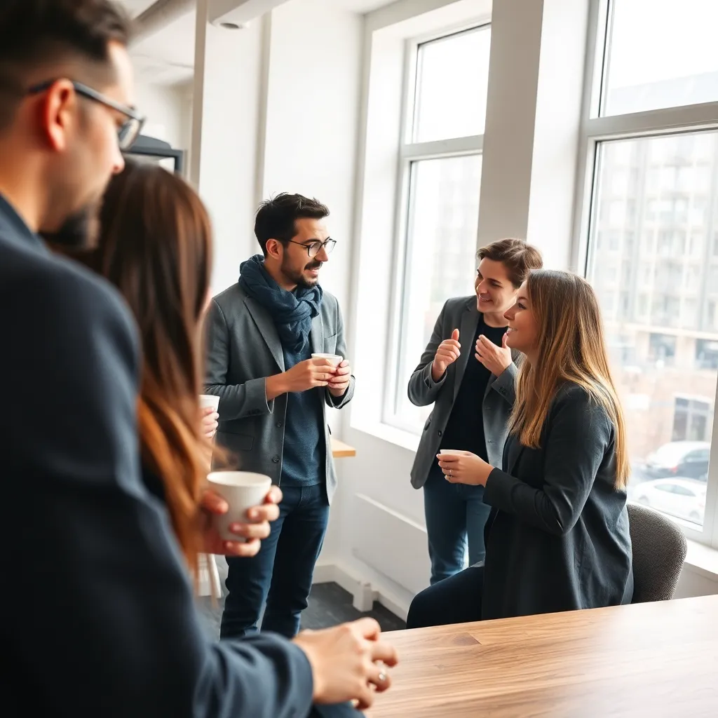 Ondernemer bespreekt financieel plan met adviseur